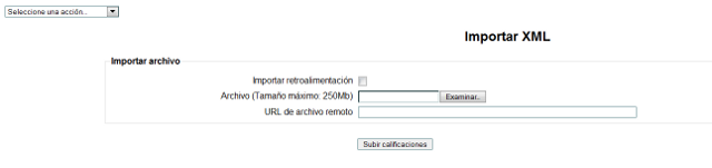 Importar archivo
