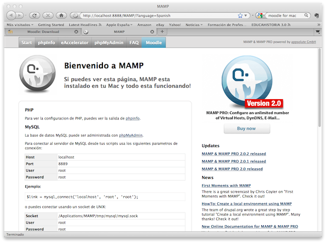 Bienvenido a MAMP