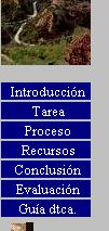 Apartados de la WebQuest "Las Médulas"