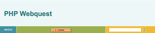 Cabecera de la web PhpWebQuest