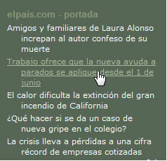 RSS del El Pais