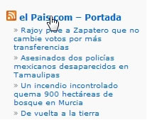 RSS de El País