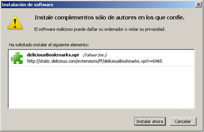 Instalación de plugins en Firefox
