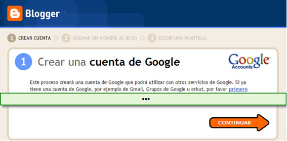 Crear una cuenta de Google