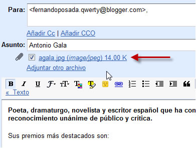 Adjuntar