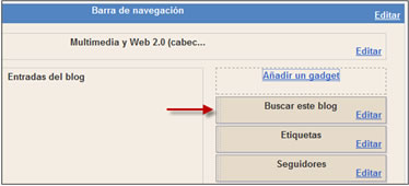 Barra lateral con gadgets