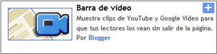 Barra de vídeo