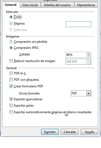 Exportar