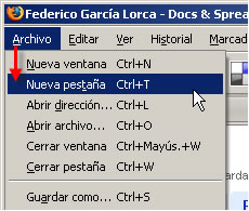 Nueva pestaña