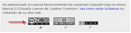 Icono de la licencia