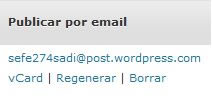 Publicar por email