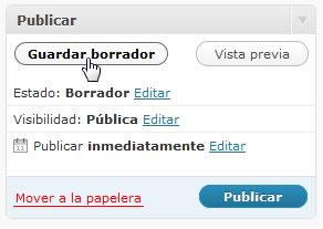 Guardar borrador