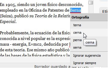 Corrector ortográfico