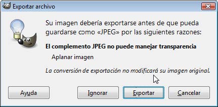Exportar archivo