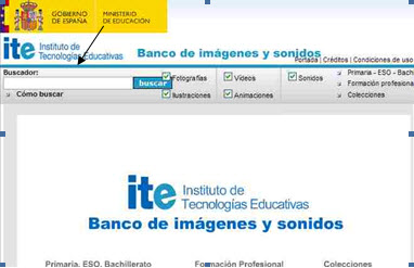 Portal del Banco de Imagenes y Sonidos del ITE
