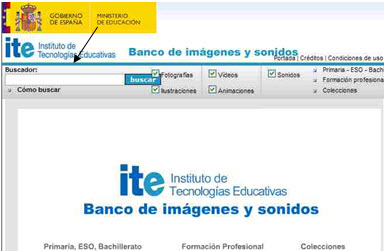 Portal del Banco de Imagenes y Sonidos del ITE.