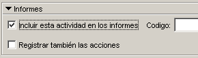 Informes de la actividad