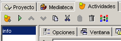 Seleccionar la actividad info