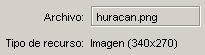 Nombre y medidas de la imagen
