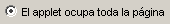 Opción de que el applet ocupe toda la página