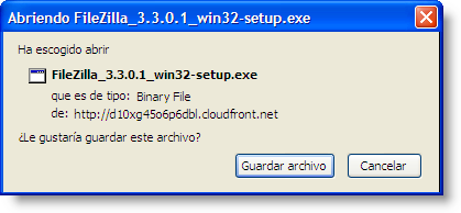 Archivo de instalación