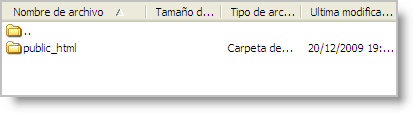 Carpeta public_html