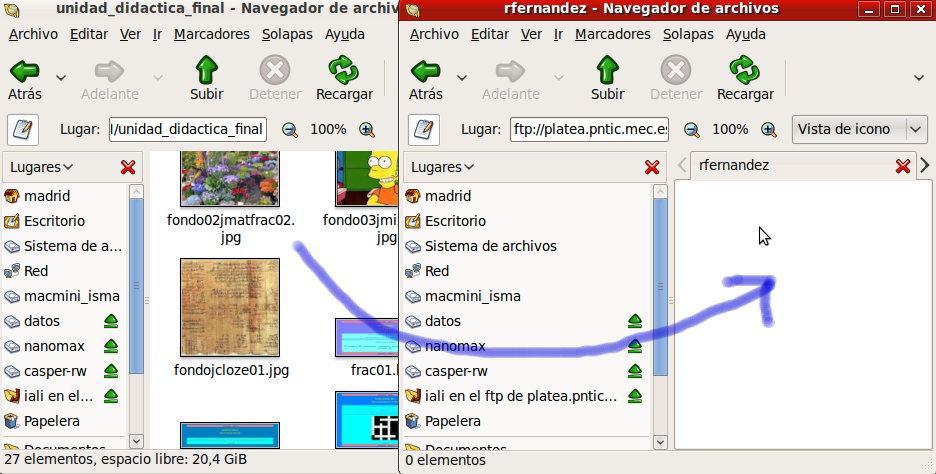 Arrastrar y soltar