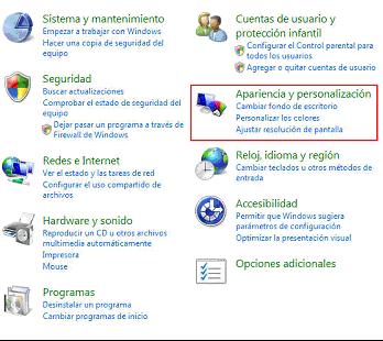 apariencia y personalización