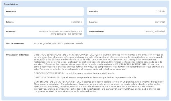 Datos básicos del ODE Datos básicos del ODE