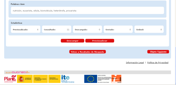 Datos finales de la ficha Datos finales de la ficha