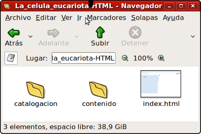 Descarga de ODE en formato html