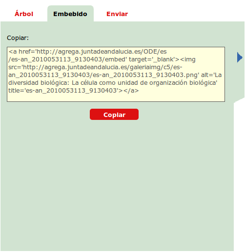 Código para embeber un ODE Código para embeber un ODE