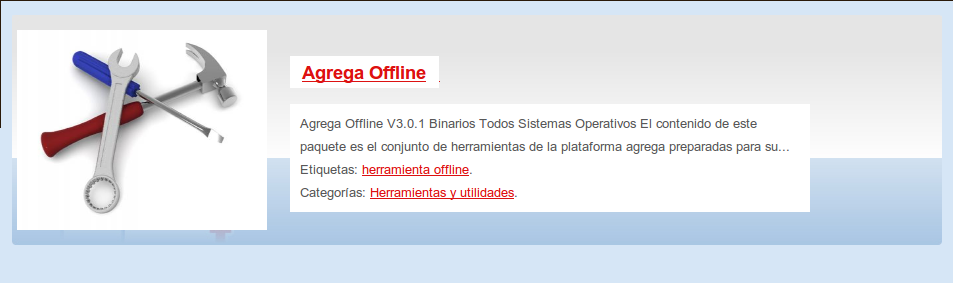 Agrega offline