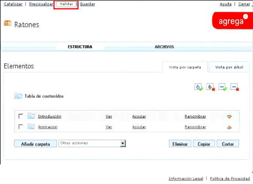 Opciones en Agrega offline Opciones en Agrega offline