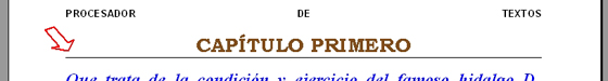 Título subrayado