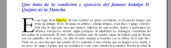 Letra Inicial