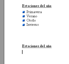 Lista numerada