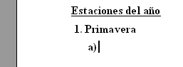 Lista con nivel