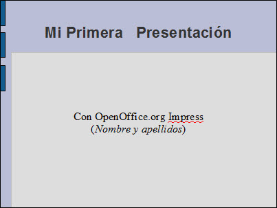 Primera diapositiva de título Primera diapositiva de título