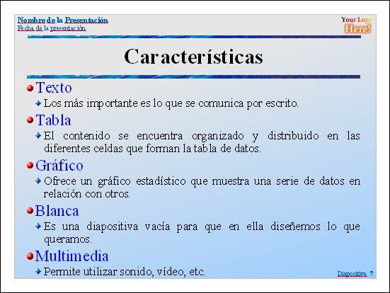 Diapositiva con viñetas de imagen