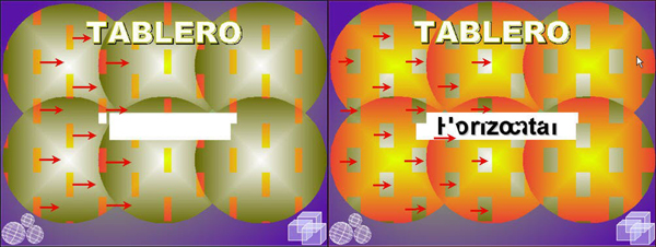 Tablero horizontal Tablero horizontal