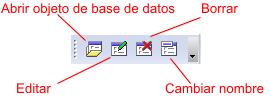 Barra de herramientas Formulario