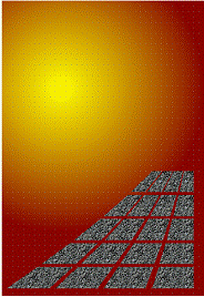 Figura 4.19b Cuadrados rellenos de bitmap y perspectiva Cuadrados rellenos de bitmap y perspectiva
