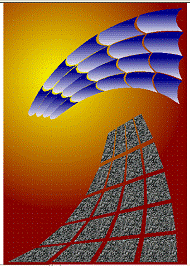 Figura 4.20c Cuadrados rellenos de gradiente y perspectiva Cuadrados rellenos de gradiente y perspectiva