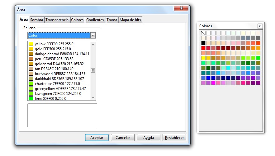 Paleta html