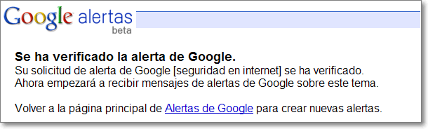 Alertas confirmadas