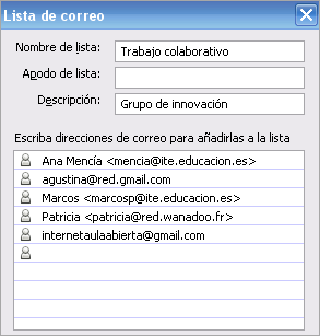 Lista de correo