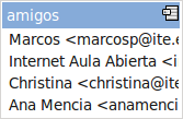 Grupo de lista de contacto