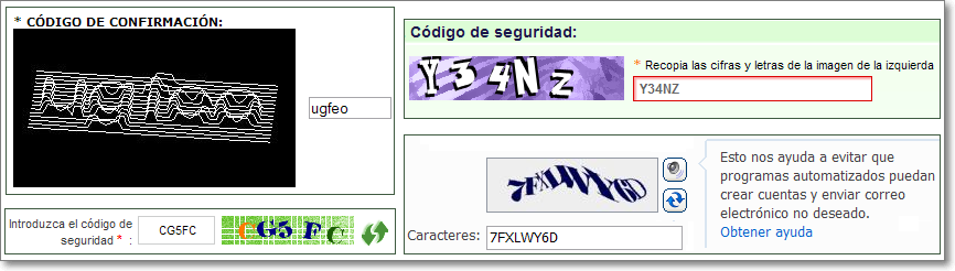 Captchas Captchas