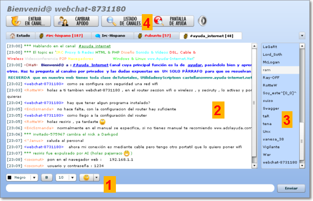 Chat irc-hispano